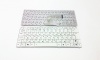 Клавиатура для ноутбука Asus 1101, N10, N10E белая